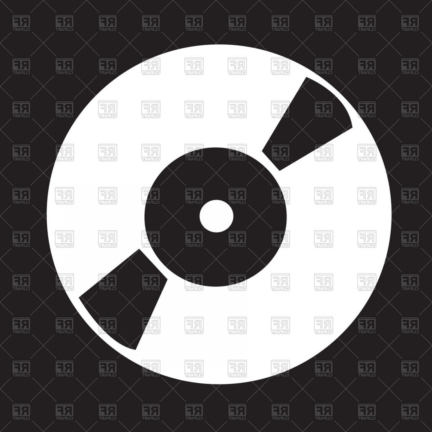 1440x1440 Retro Vinyl Record Icon Disc Icon Vector Clipart Shopatcloth
