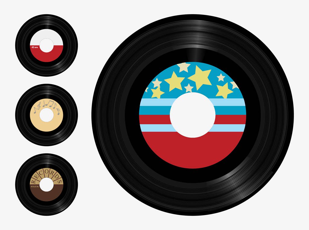 1024x765 Vinyl Records Vector Vector Art Amp Graphics