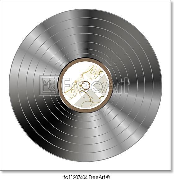 561x581 Free Art Print Of Retro Vintage Vinyl Record Isolated