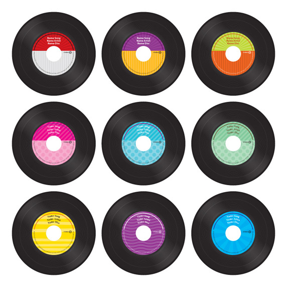 572x572 Colorful Vinyl Record Vector Free Vector Download In .ai, .eps