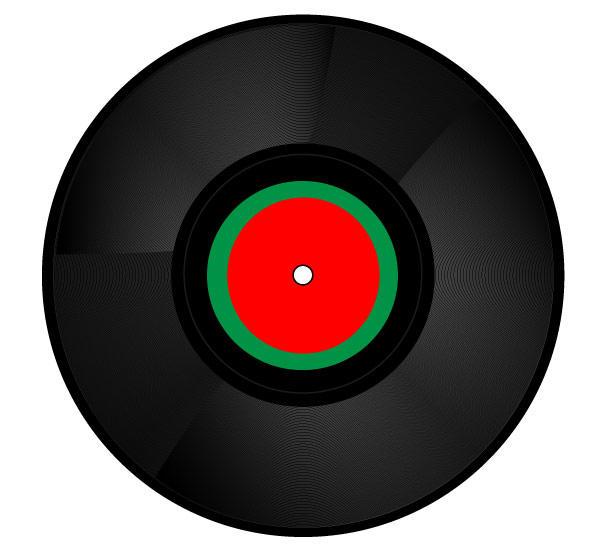 600x550 Free Vector Vinyl Record 123freevectors