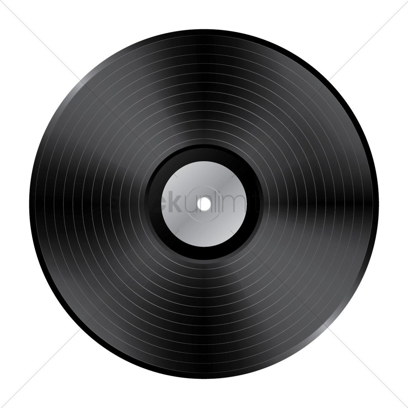 1300x1300 Free Vinyl Record Vector Image