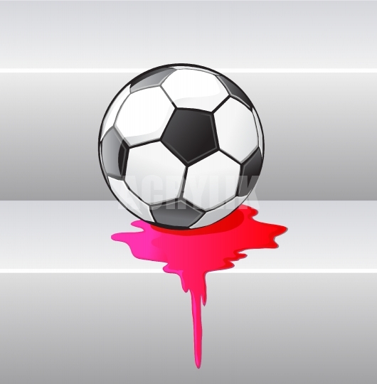 530x540 Soccer Violence Vector Icon