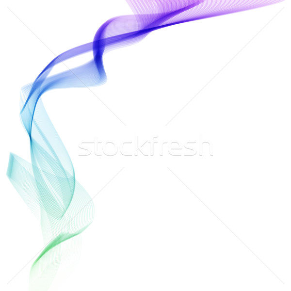 600x600 Abstract Blue And Violet Vector Smoke Background With Copy Space