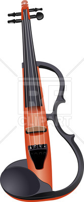 166x400 Electric Violin Vector Image Vector Artwork Of Objects Leonido