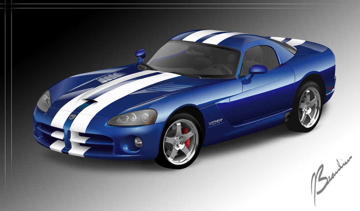 1165x685 Dodge Viper Vector By Desertviper