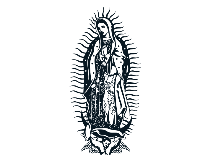 Virgen De Guadalupe Vector at GetDrawings | Free download