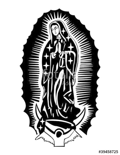 Virgen De Guadalupe Vector at GetDrawings | Free download