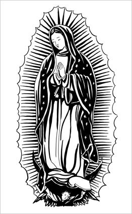 Virgen De Guadalupe Vector at GetDrawings | Free download
