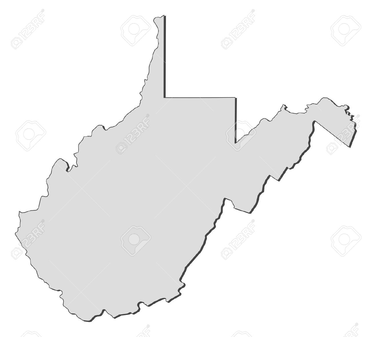 Virginia Outline Vector at GetDrawings | Free download