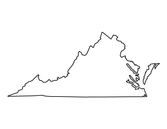 Virginia Outline Vector at GetDrawings | Free download