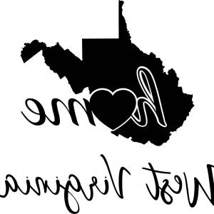 300x300 Printable Vector Map West Virginia Outline Arenawp
