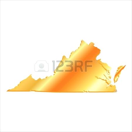 450x450 Stock Vector Of Map With Magnified West State Flag And Virginia Us