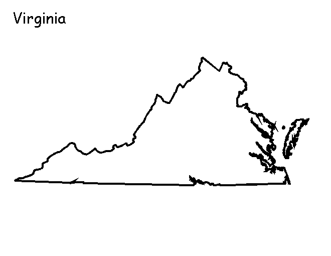 660x510 Virginia State Clipart