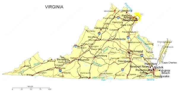 603x313 Map Counties Major Cities And Highways Digital Vector Illustrator