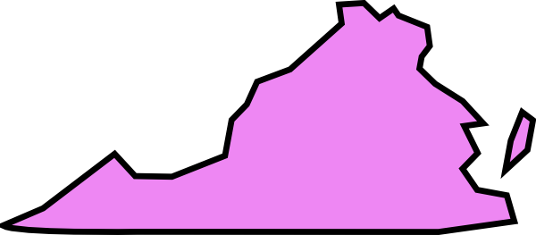 600x263 Virginia Clipart Virginia Silhouette