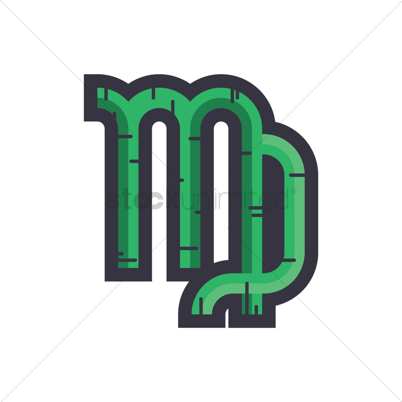 1300x1300 Virgo Vector Image