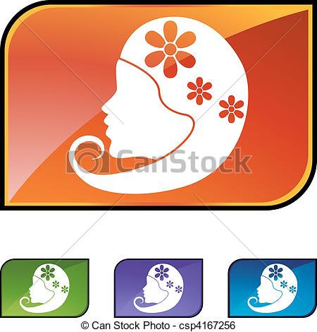 450x470 Virgo Web Button Isolated On A Background Clip Art Vector