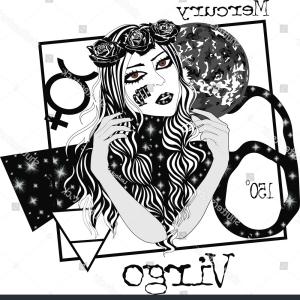 300x300 Zodiac Sign The Virgin Virgo Vector Lazttweet