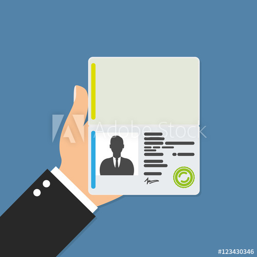 500x500 Stamp Passport Visa. Vector Icon