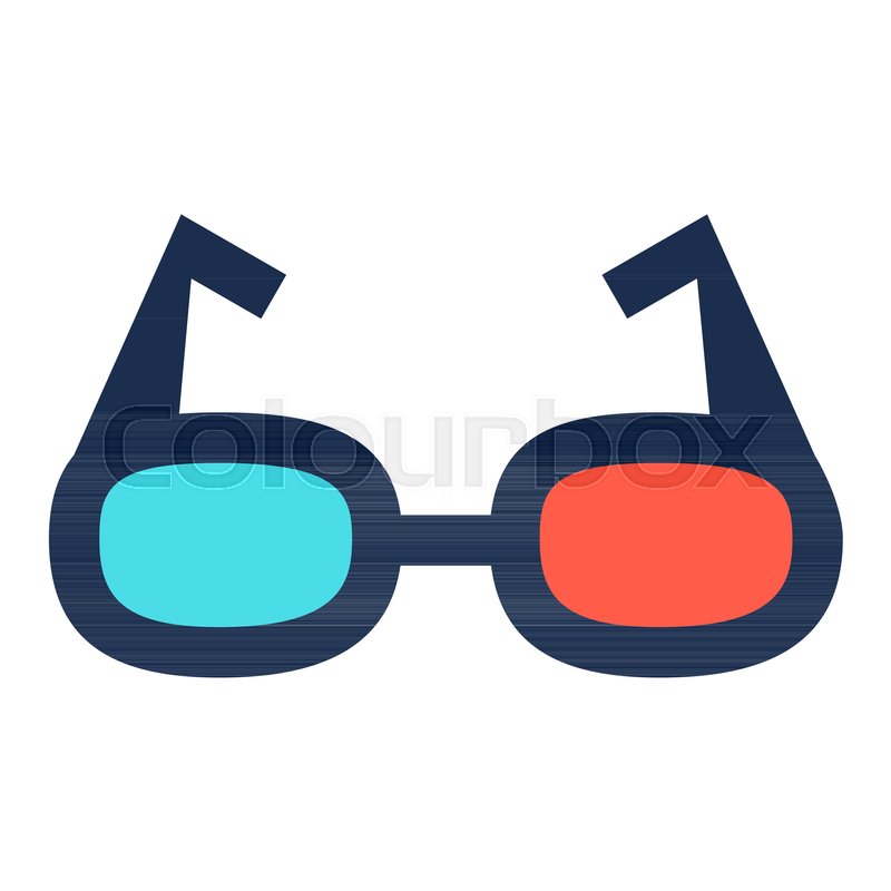 800x800 3d Glasses Icon