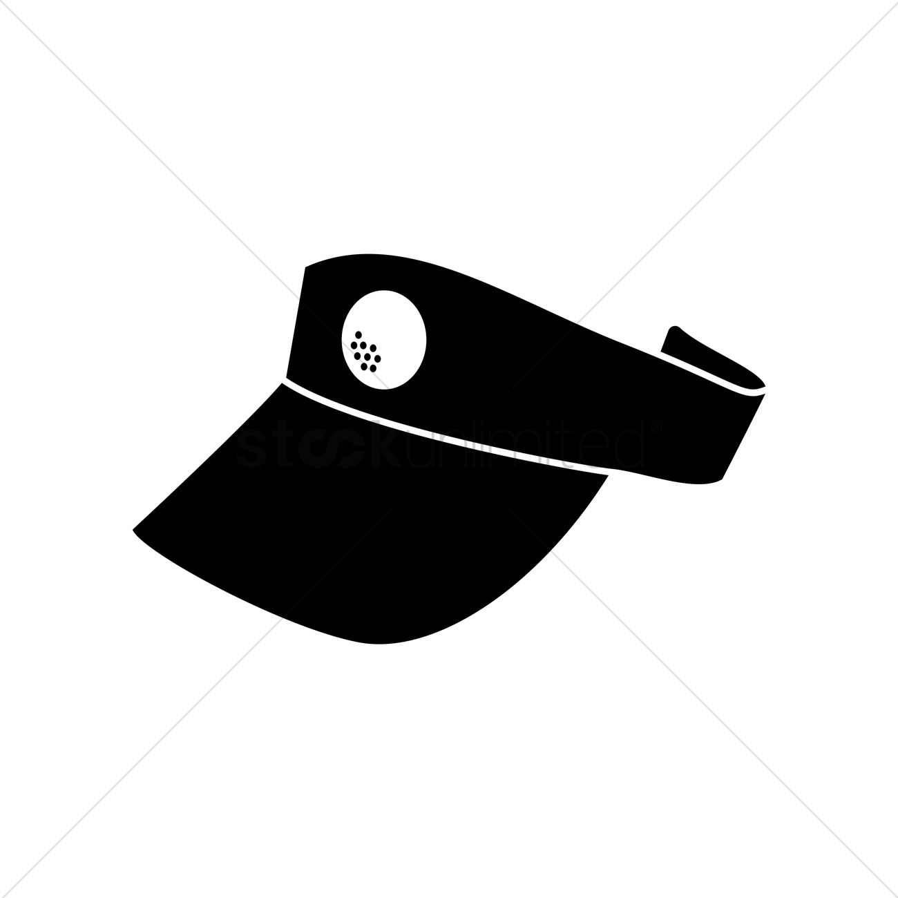 1300x1300 Free Sun Visor Vector Image
