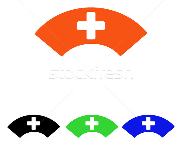 600x481 Medical Visor Flat Vector Icon Vector Illustration Victor