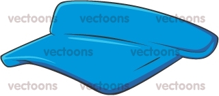 320x141 Sun Visor Cap Illustration