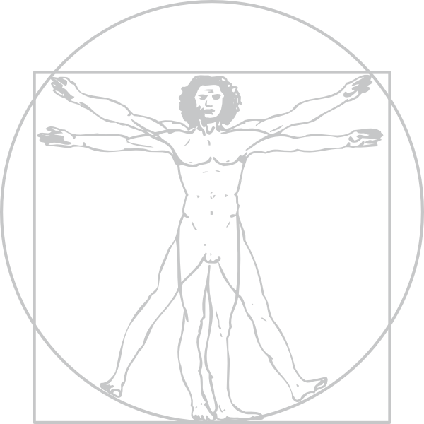 600x600 Vitruvian Man Clip Art