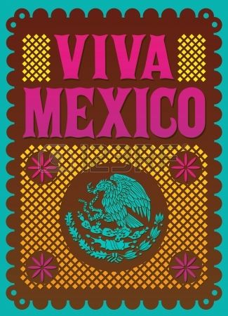 325x450 Colorful Vintage Viva Mexico