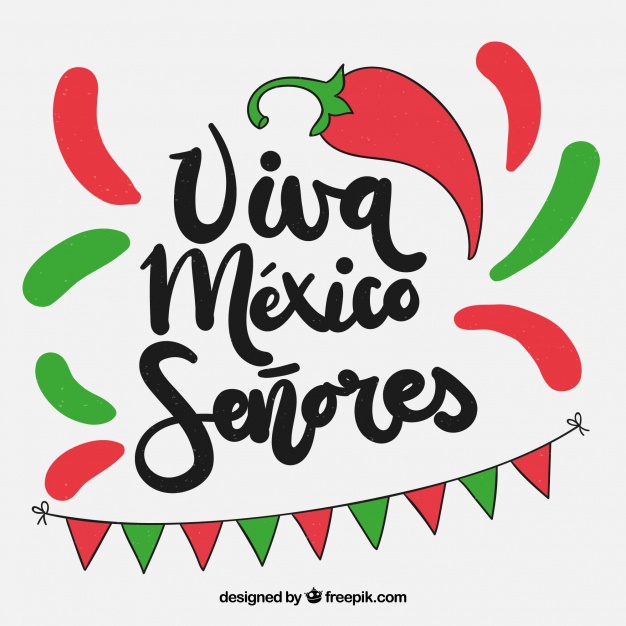 626x626 Colorful Viva Mexico Background Vector Free Download