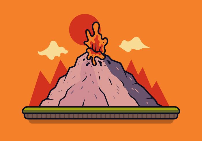 700x490 Volcano Vector