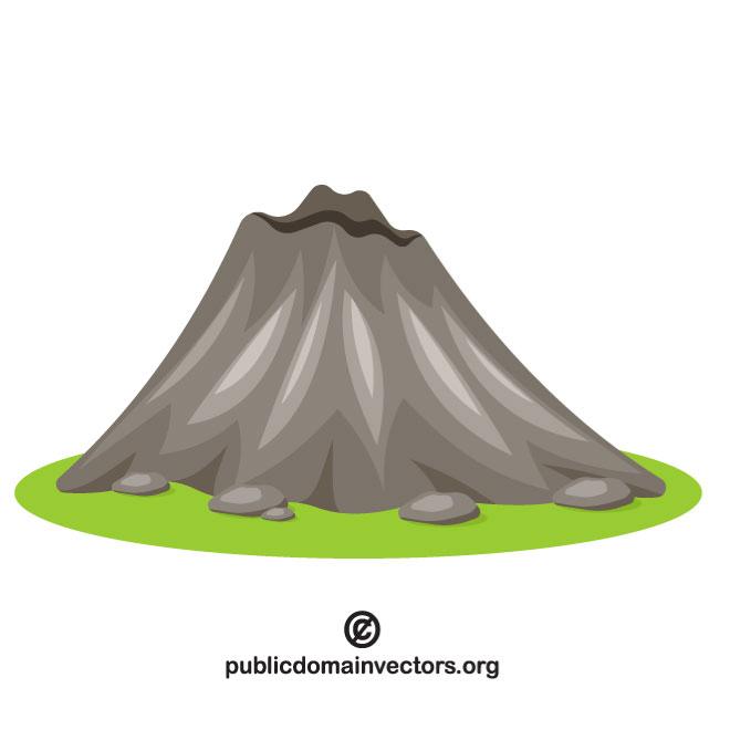 660x660 Volcano Vector Image