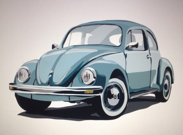 640x472 Vw Beetle Vector Vecs Vw Beetles, Beetles And Vw