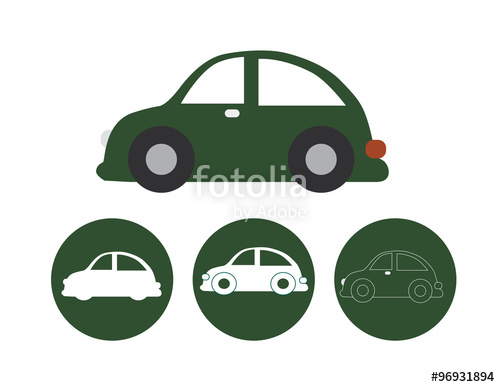 500x387 Vintage Volkswagen Beetle Vector Icons Stock Image And Royalty
