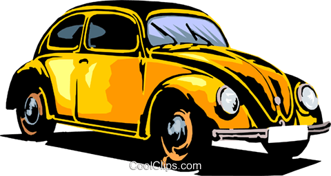 480x256 Volkswagen Beetle Royalty Free Vector Clip Art Illustration