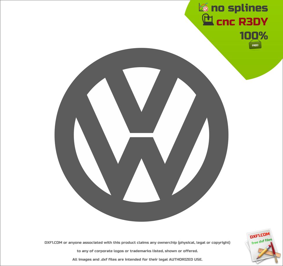 976x918 Vw Logo.dxf