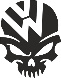 237x300 Volkswagen Skull Logo Vector (.cdr) Free Download