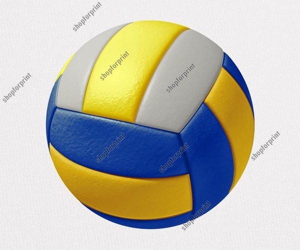 600x500 Volleyball Ball In Vector (Set)