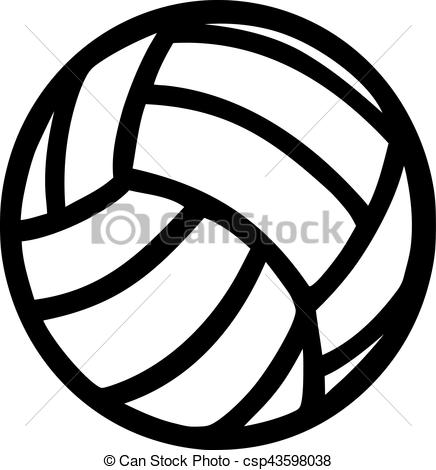 436x470 Volleyball Ball.