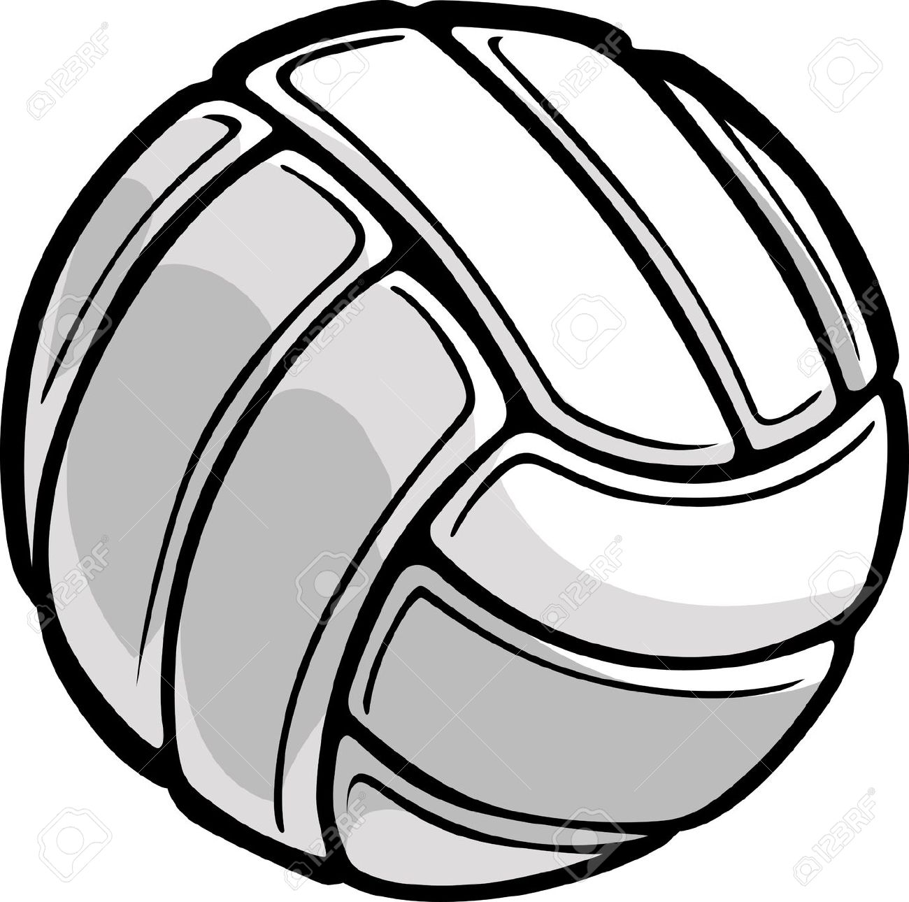 1300x1290 Volleyball Clipart Vector