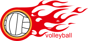 300x142 Volleyball Logo Vector (.eps) Free Download
