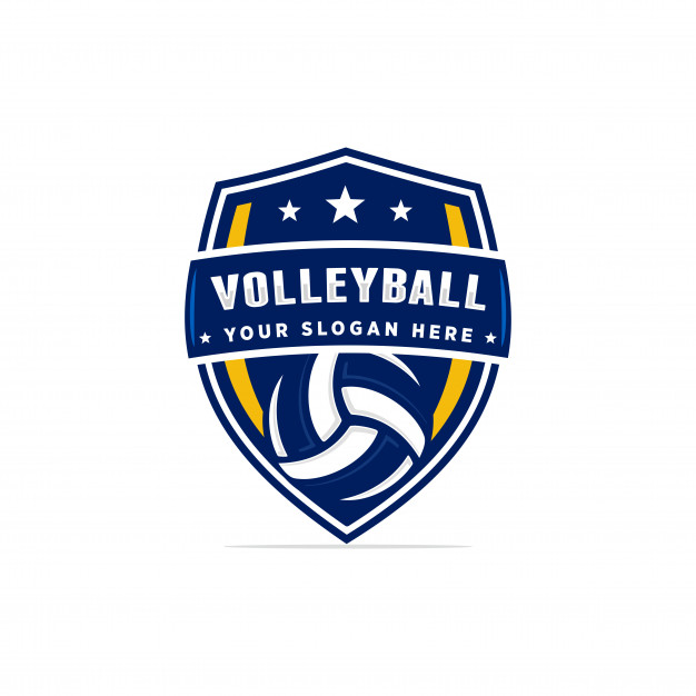 626x626 Volleyball Logo Vector Vector Premium Download