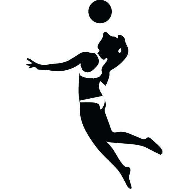 Volleyball Player Vector at GetDrawings | Free download