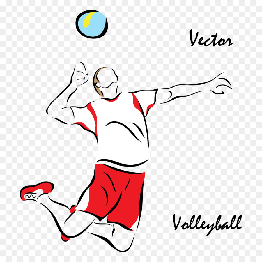 900x900 Volleyball Sport Euclidean Vector Illustration