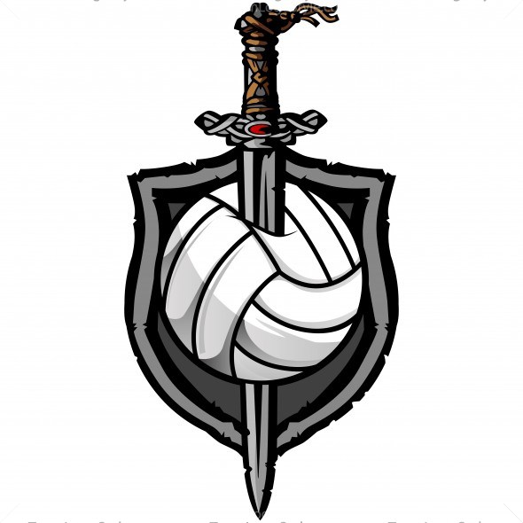 590x590 Viking Volleyball Vector