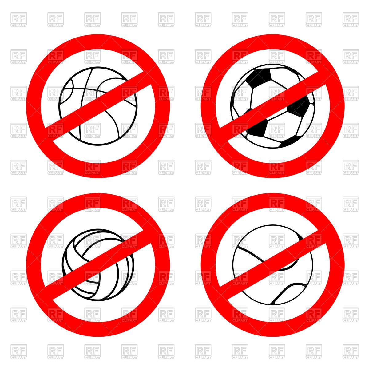 1200x1200 Volleyball Vector Elegant Set Of Stop Sign With Volleyball