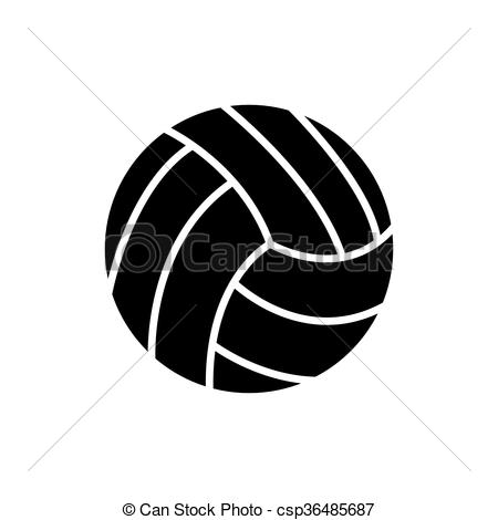 450x470 Volleyball Vector Icon Vector