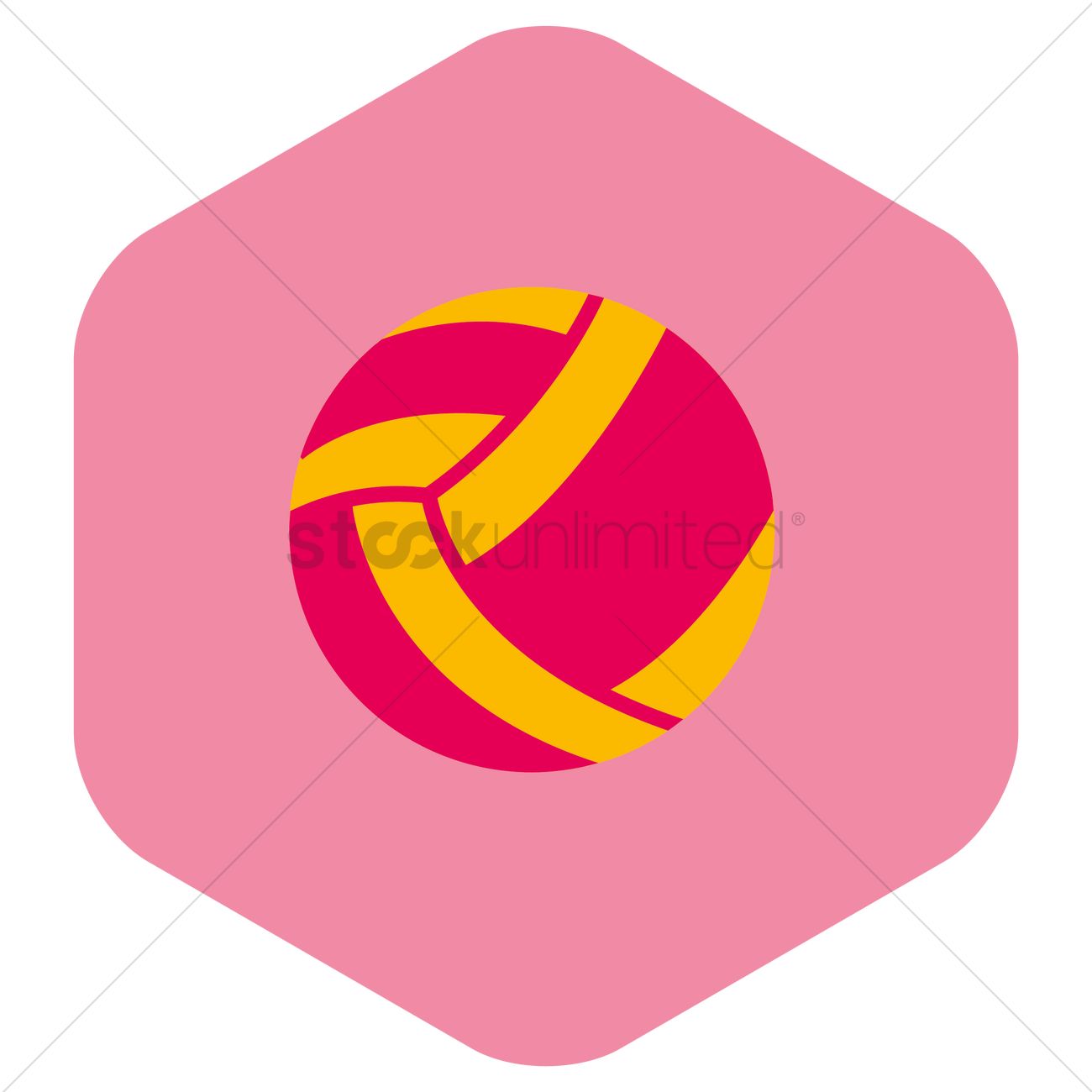 1300x1300 Free Volleyball Vector Image