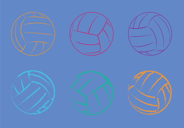 700x490 Free Vector Free Volleyball Vector Illustration